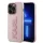 Karl Lagerfeld 3D Rubber Glitter Logo Karl iPhone 15 Pro Max tok – rózsaszín