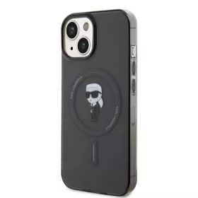 Karl Lagerfeld IML Ikonik MagSafe iPhone 15 tok – fekete