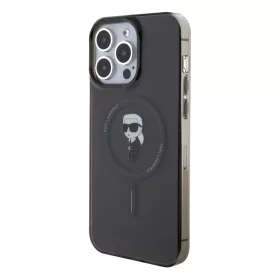   Karl Lagerfeld IML Ikonik MagSafe iPhone 15 Pro Max tok – fekete