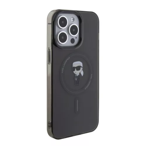 Karl Lagerfeld IML Ikonik MagSafe iPhone 15 Pro Max tok – fekete