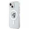 Karl Lagerfeld IML Glitter Karl and Choupette MagSafe iPhone 15 tok – átlátszó
