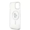 Karl Lagerfeld IML Glitter Karl and Choupette MagSafe iPhone 15 tok – átlátszó