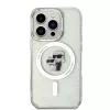 Karl Lagerfeld IML Glitter Karl and Choupette MagSafe iPhone 15 Pro tok – átlátszó