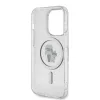 Karl Lagerfeld IML Glitter Karl and Choupette MagSafe iPhone 15 Pro tok – átlátszó