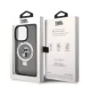 Karl Lagerfeld Ringstand Karl and Choupette MagSafe tok, iPhone 16 Pro Max - fekete