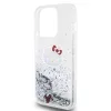 Hello Kitty Liquid Glitter Electroplating Head Logo iPhone 13 Pro tok – átlátszó