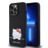 Hello Kitty Liquid Silicone Daydreaming Logo iPhone 13 Pro tok – fekete