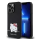 Hello Kitty Liquid Silicone Daydreaming Logo iPhone 13 Pro tok – fekete