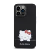 Hello Kitty Liquid Silicone Daydreaming Logo iPhone 13 Pro tok – fekete