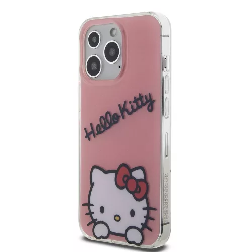 Hello Kitty IML Daydreaming Logo iPhone 13 Pro tok – rózsaszín