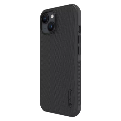 Nillkin Super Frosted PRO Magnetic tok Apple iPhone 15 készülékhez – Fekete