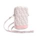 Guess PU G Cube Wallet Phone Bag Zipper Pink - rózsaszín