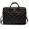 Guess PU Quilted 4G Metal Logo Computer Bag 15/16" Black - fekete