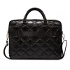Guess PU Quilted 4G Metal Logo Computer Bag 15/16" Black - fekete