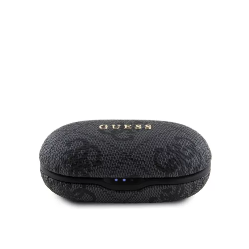 Guess PU 4G Metal Logo TWS Wireless Earphones Black - fekete