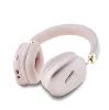 Guess PU Leather 4G Triangle Logo Wireless Headphone Pink - rózsaszín