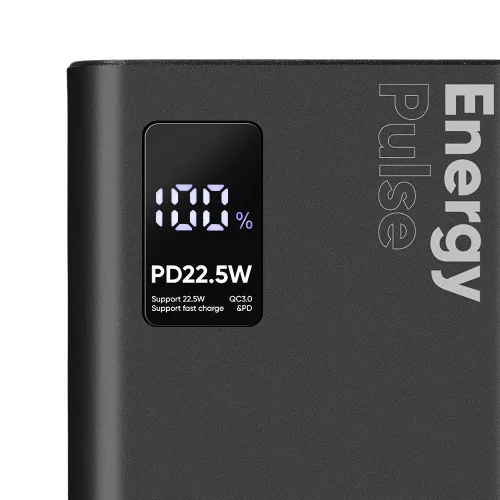OBAL:ME EnergyPulse Powerbank 20000mAh, 22,5W, - fekete