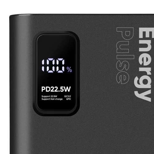  OBAL:ME EnergyPulse Powerbank 30000mAh, 22,5W, - fekete