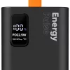OBAL:ME EnergyPulse Powerbank 50000mAh, 22,5W, - fekete