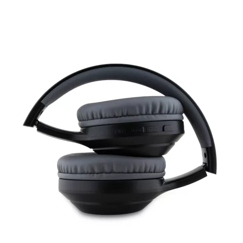 Guess Classic Silver Logo Wireless Headphone Black - ezüst