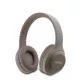 Guess Classic Silver Logo Wireless Headphone Brown - ezüst
