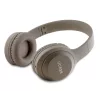 Guess Classic Silver Logo Wireless Headphone Brown - ezüst