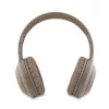 Guess Classic Silver Logo Wireless Headphone Brown - ezüst
