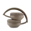 Guess Classic Silver Logo Wireless Headphone Brown - ezüst