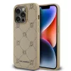 Karl Lagerfeld PU Karl Heads Pattern Magsafe tok, iPhone 15 Pro Beige