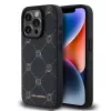 Karl Lagerfeld PU Karl Heads Pattern Magsafe tok, iPhone 15 Pro Max - fekete