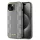 DKNY PU Leather Checkered Pattern Magsafe tok, iPhone 15 - bézs