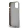 DKNY PU Leather Repeat Pattern Tonal Stripe tok, iPhone 14 - bézs