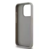 DKNY PU Leather Repeat Pattern Tonal Stripe tok, iPhone 14 Pro - bézs
