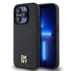 DKNY PU Leather Repeat Pattern Stack Logo Magsafe tok, iPhone 14 Pro Max - fekete