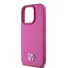 DKNY PU Leather Repeat Pattern Stack Logo Magsafe tok, iPhone 15 Pro Max - rózsaszín