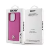 DKNY PU Leather Repeat Pattern Stack Logo Magsafe tok, iPhone 15 Pro Max - rózsaszín