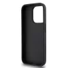 DKNY PU Leather Repeat Pattern Card Pocket tok, iPhone 14 Pro - fekete