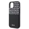 DKNY PU Leather Repeat Pattern Card Pocket tok, iPhone 15 - fekete