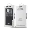 DKNY PU Leather Repeat Pattern Card Pocket tok, iPhone 15 - fekete