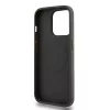 DKNY PU Leather Stack Logo Magsafe tok, iPhone 15 Pro Max - szürke