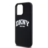 DKNY Liquid Silicone Arch Logo MagSafe tok, iPhone 12 / 12 Pro - fekete