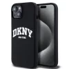 DKNY Liquid Silicone Arch Logo MagSafe tok, iPhone 14 - fekete