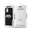 DKNY Liquid Silicone Arch Logo MagSafe tok, iPhone 14 - fekete