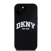 DKNY Liquid Silicone Arch Logo MagSafe tok, iPhone 15 - fekete