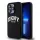 DKNY Liquid Silicone Arch Logo MagSafe tok, iPhone 15 Pro - fekete