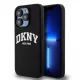 DKNY Liquid Silicone Arch Logo MagSafe tok, iPhone 15 Pro - fekete