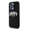 DKNY Liquid Silicone Arch Logo MagSafe tok, iPhone 15 Pro - fekete