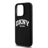 DKNY Liquid Silicone Arch Logo MagSafe tok, iPhone 15 Pro - fekete