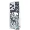 DKNY Liquid Glitter Arch Logo tok, iPhone 13 Pro Max - fekete
