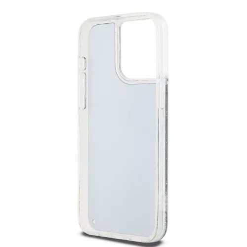 DKNY Liquid Glitter Arch Logo tok, iPhone 13 Pro Max - fekete